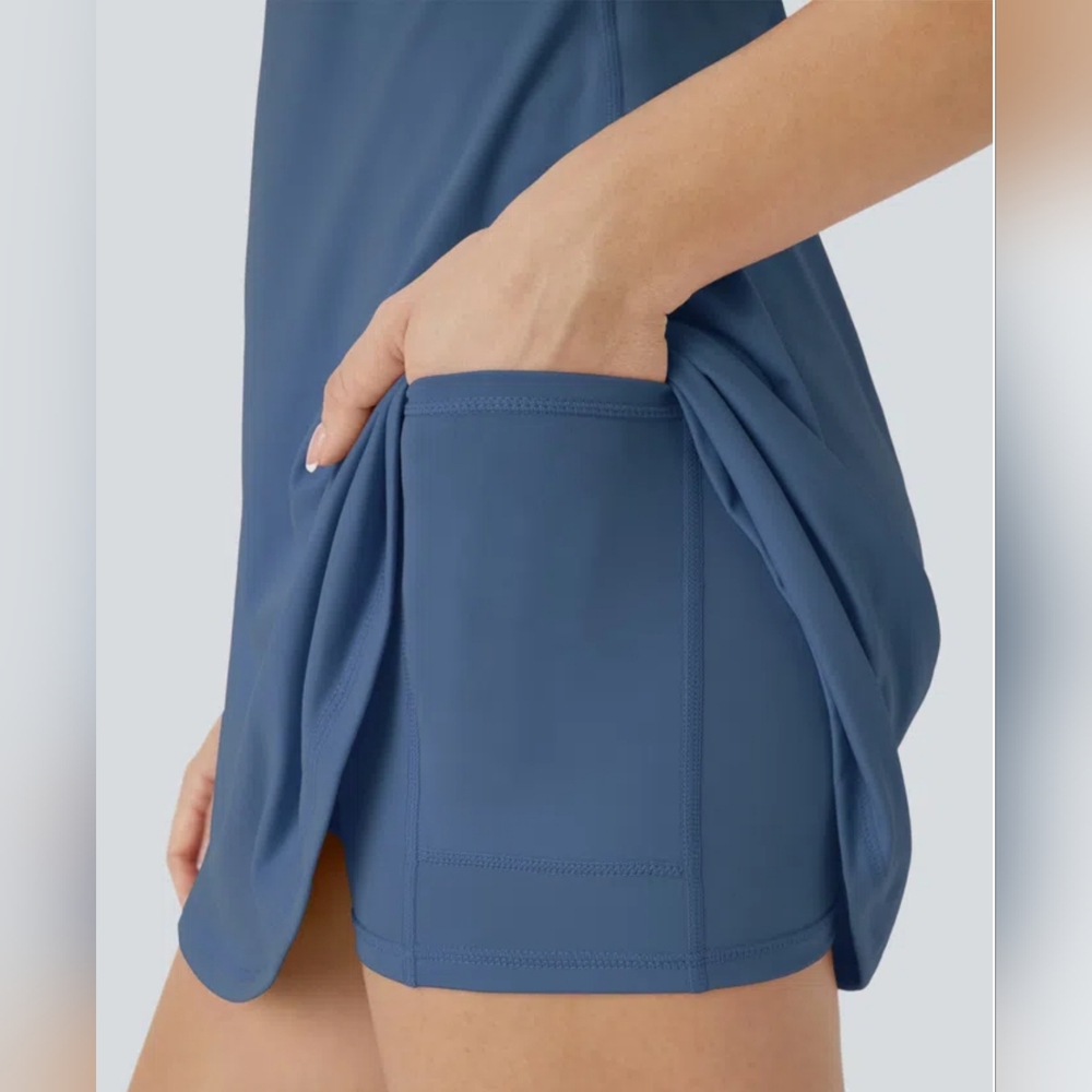 👝HALARA Softlyzero™ Plush Backless Active Dress, Small - Picture 5 of 14